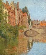 Charles Warren Eaton Bruges oil